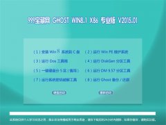  999宝藏网 GHOST WIN8.1 X86 专业版 V2015.01