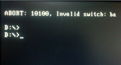 װWin7ϵͳʾ 10100 Invalid switchĽ취