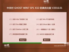 йشϵͳ GHOST WIN7 SP1 X32  V2016.01