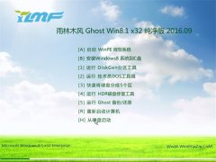 ľGhost Win8.1 32λ  V2016.09⼤