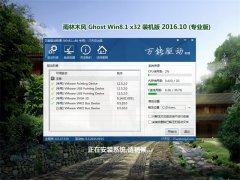 雨林木风Ghost Win8.1 (X32) 官网装机版2016v10(完美激活)