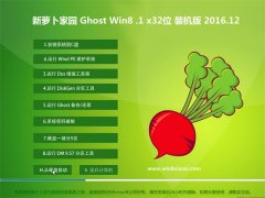 ܲ԰Ghost Win8.1 X32λ װv201612(Լ)