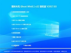 雨林木风Ghost Win8.1 x32位 精选装机版2017.03月(无需激活)